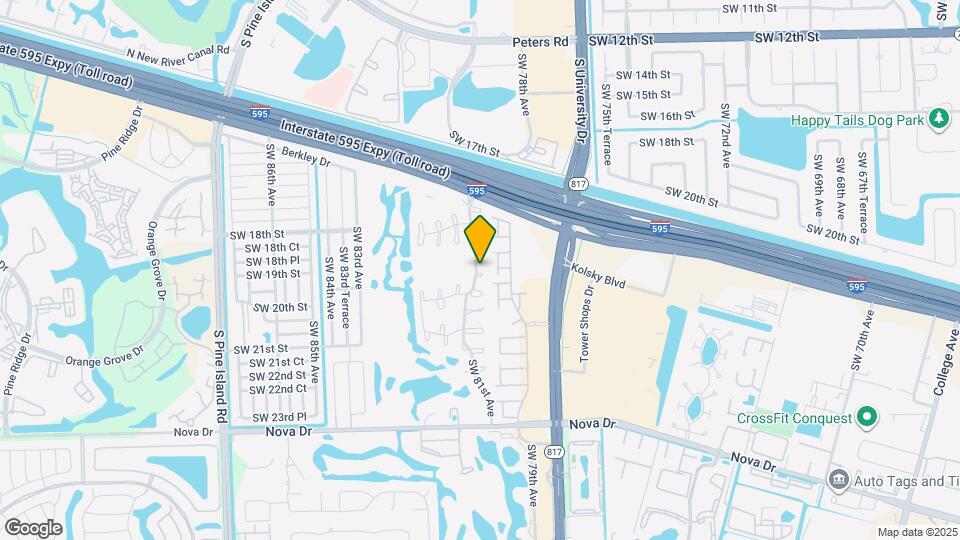 8069 SW 19th Ct Map and Location Details