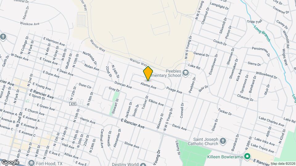 1709-1711 Alamo Ave Map and Location Details