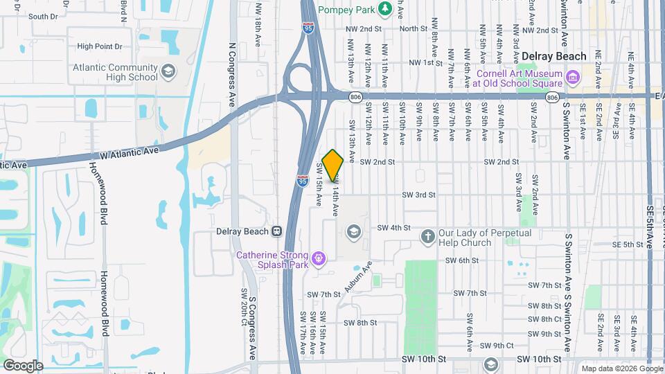 234 SW 14th Ave Map and Location Details