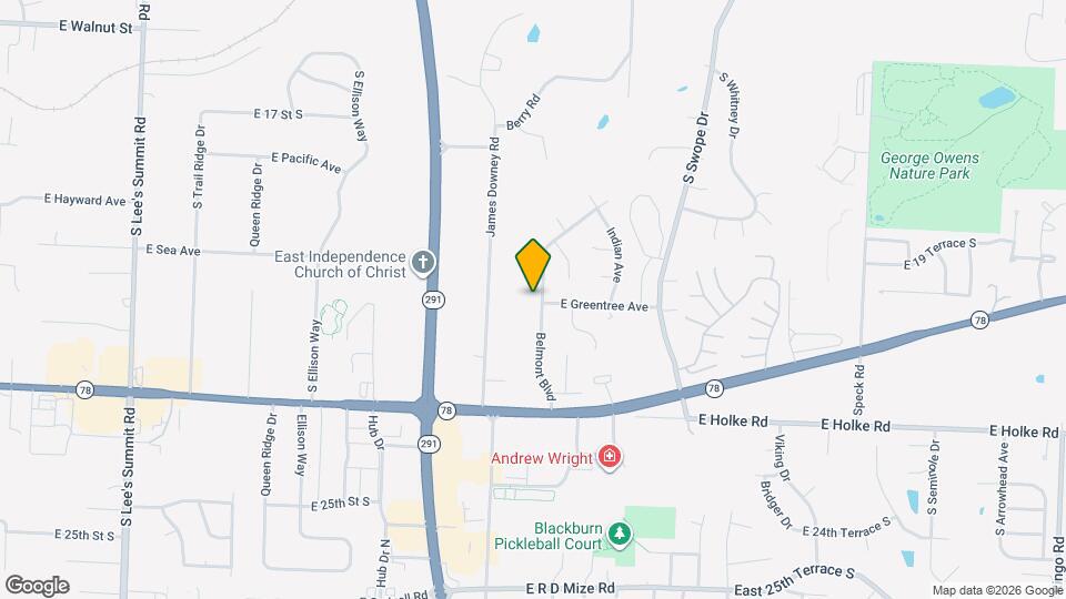 2020 Belmont Blvd Mapa y Detalles de la Ubicación