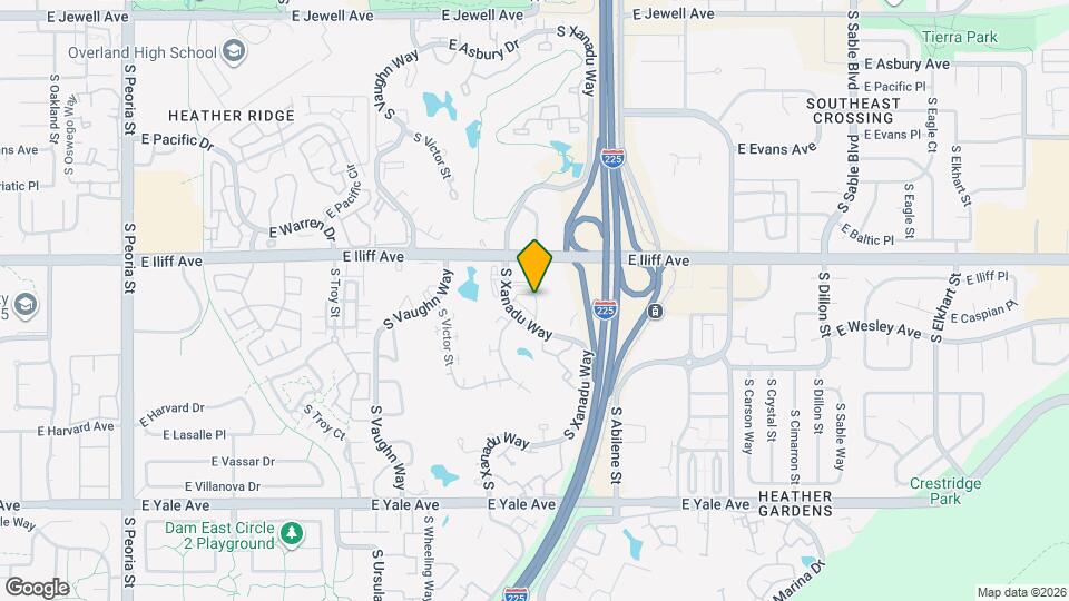 2380 S Wheeling Cir Map and Location Details