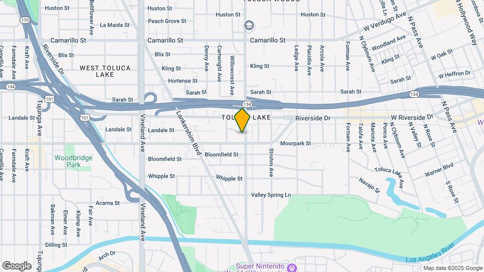 4411 Cahuenga Blvd Map and Location Details