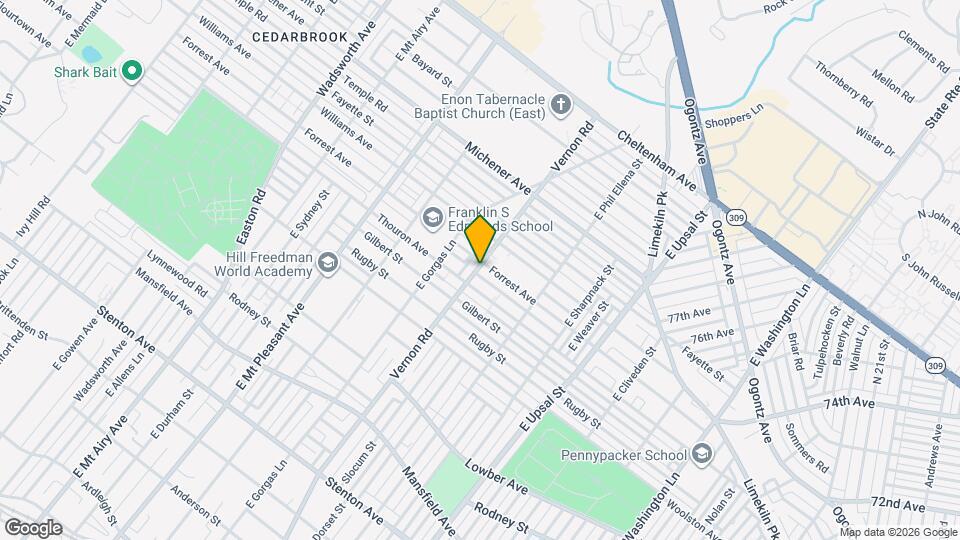 7972 Forrest Ave Map and Location Details