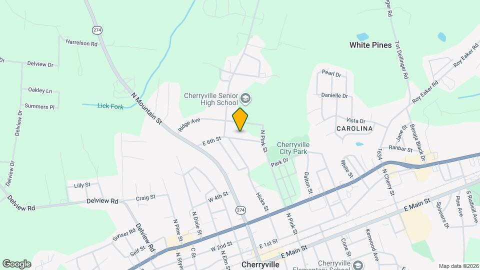 309 E 6th St Map and Location Details