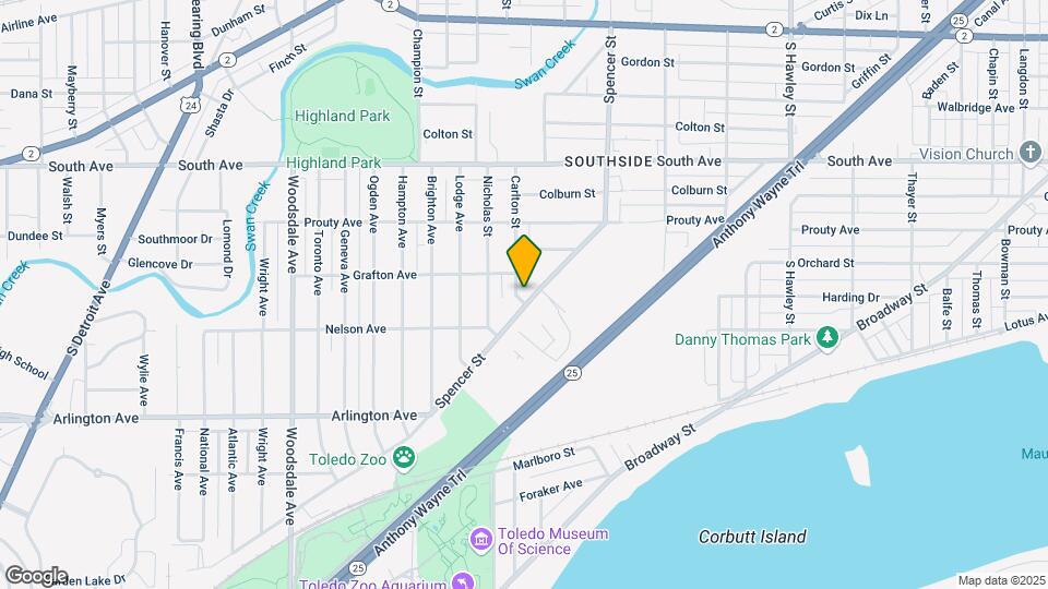 724 Spencer St Mapa y Detalles de la Ubicación