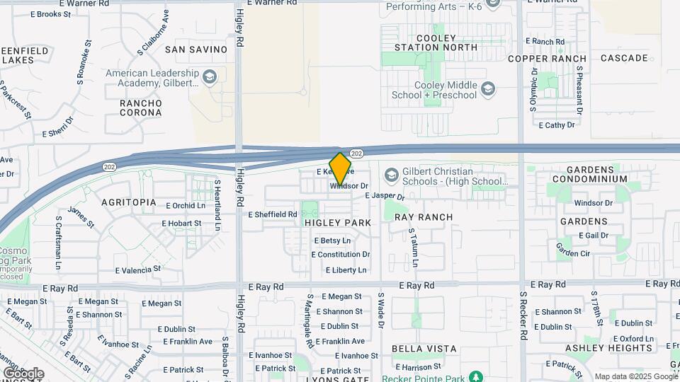 3481 E Windsor Dr Map and Location Details