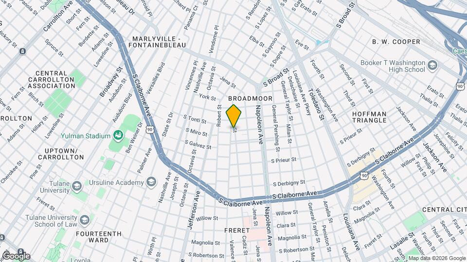 4603 S Miro St Map and Location Details