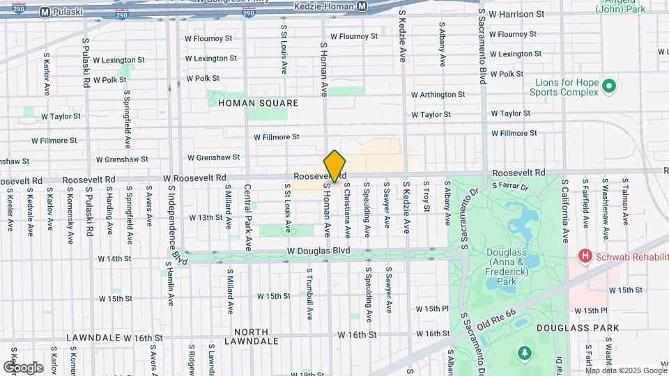 1215 S Homan Ave Mapa y Detalles de la Ubicación