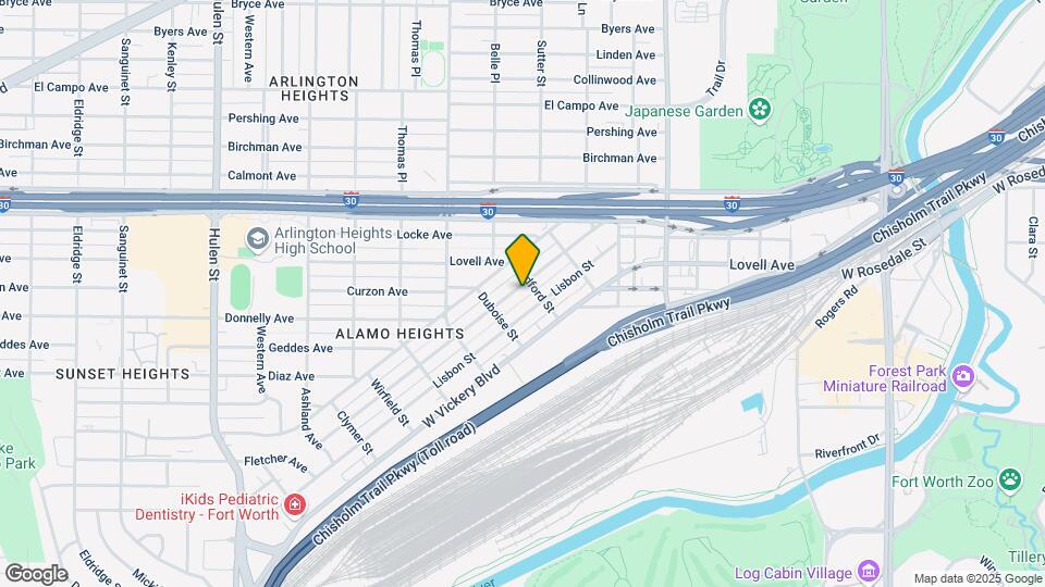 3959 Valentine St Map and Location Details