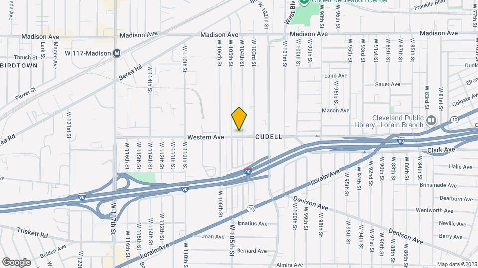 2236 W 104th St Map and Location Details