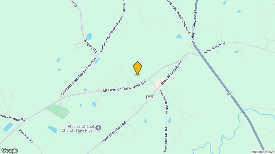 3821 Mt Hermon Rock Creek Rd Map and Location Details