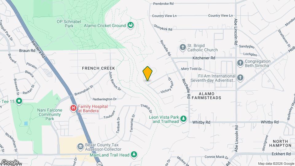 9306 Maverick Pass Map and Location Details