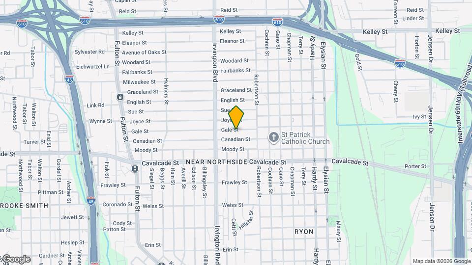 906 Gale St Map and Location Details