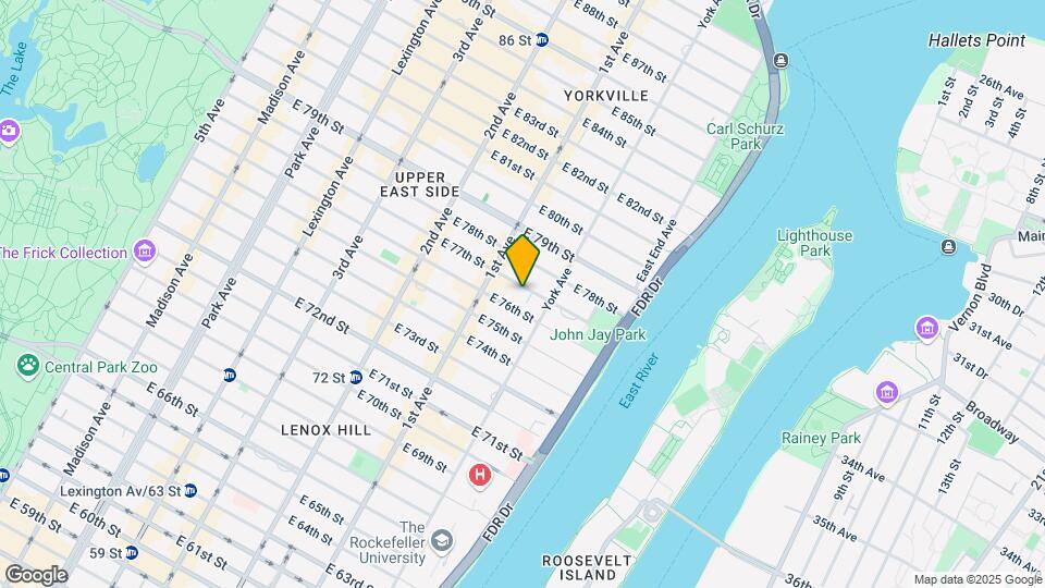 426 E 77th St Map and Location Details