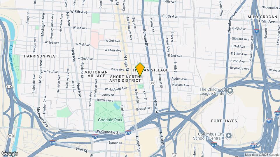 57 E Prescott St Map and Location Details