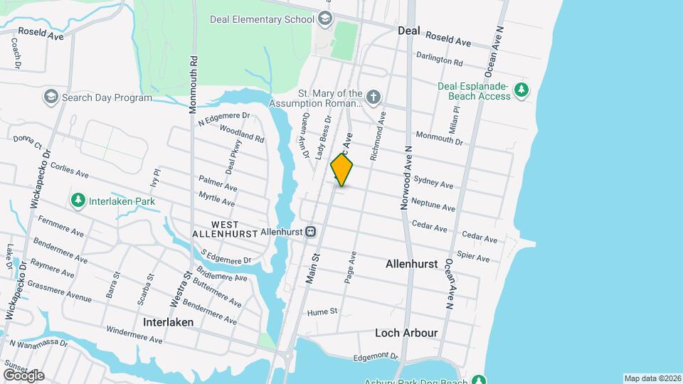 108 Neptune Ave Mapa y Detalles de la Ubicación