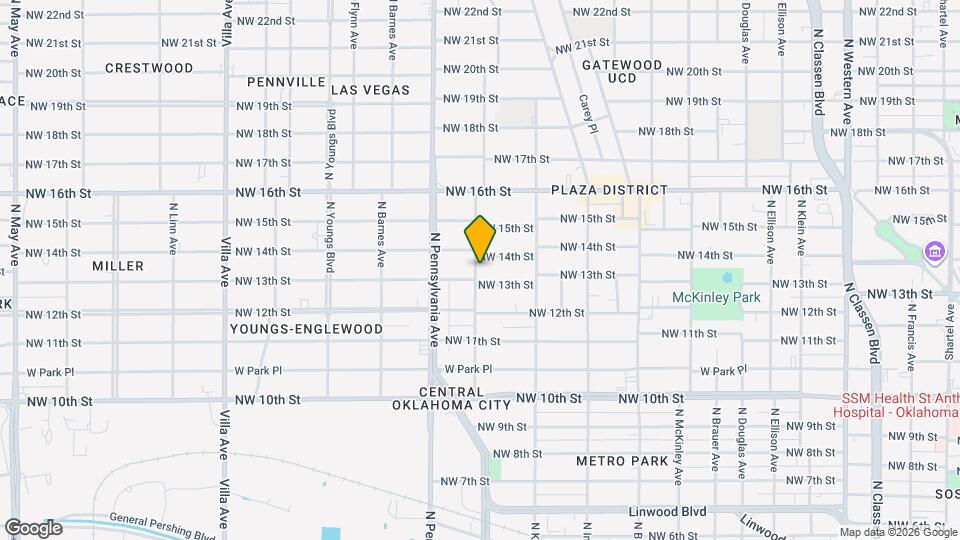 1412 N Virginia Ave Mapa y Detalles de la Ubicación