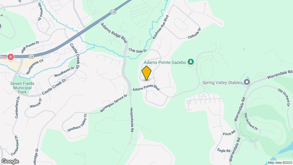 8705 Lost Valley Dr Mapa y Detalles de la Ubicación