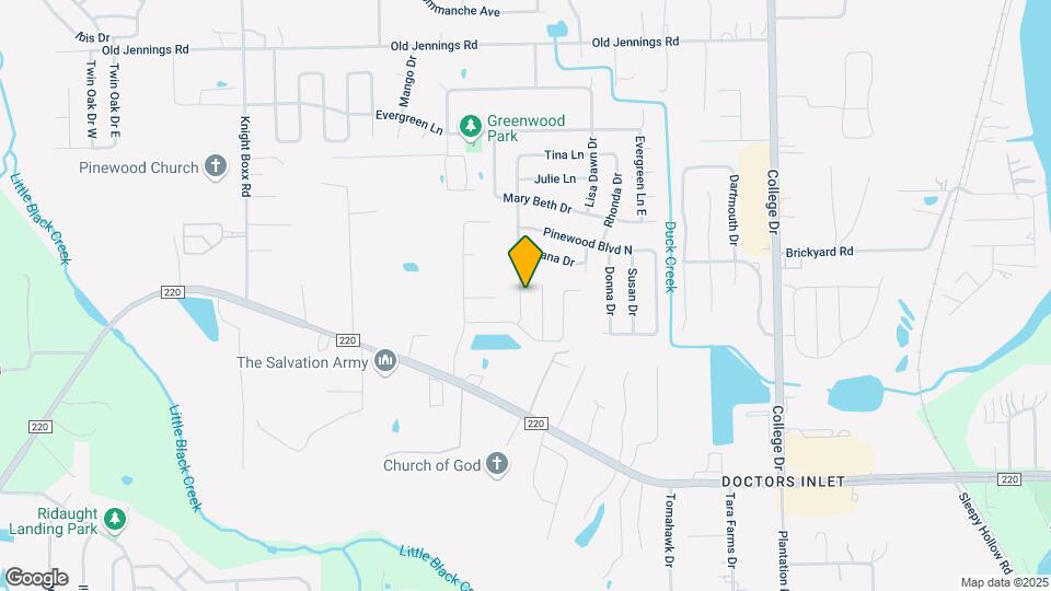 1633 Teaberry Dr Map and Location Details
