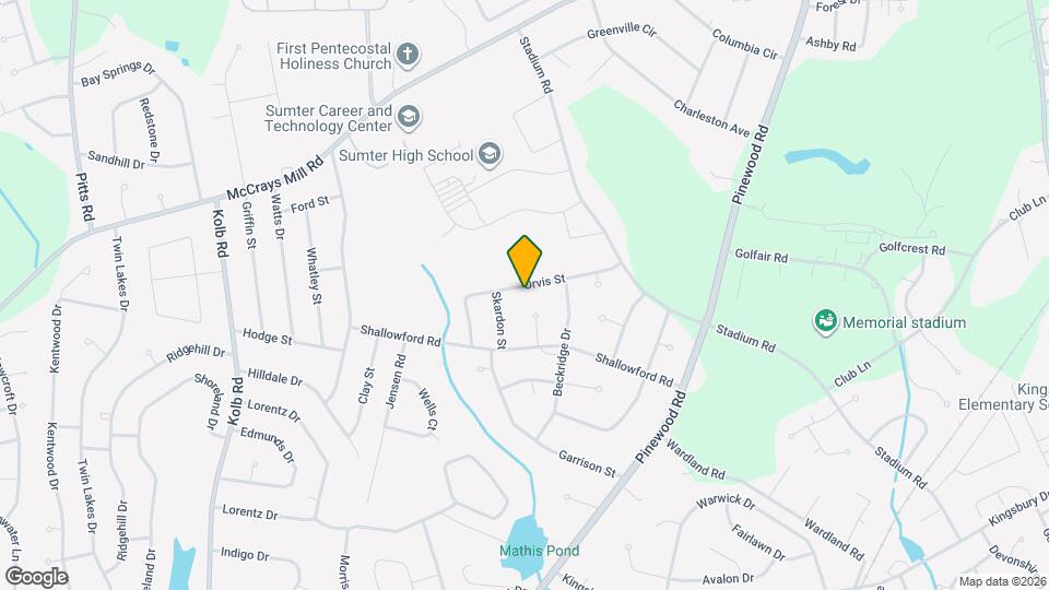 2372 Orvis St Map and Location Details