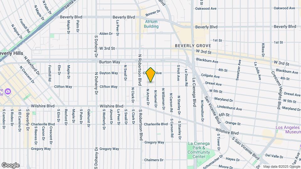 8725 Clifton Way Mapa y Detalles de la Ubicación