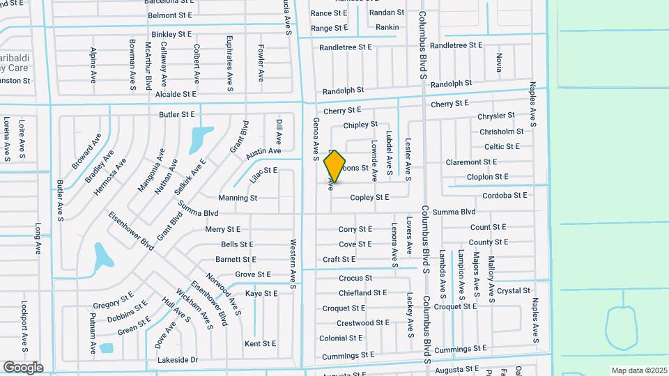 1114 Catenary St Map and Location Details