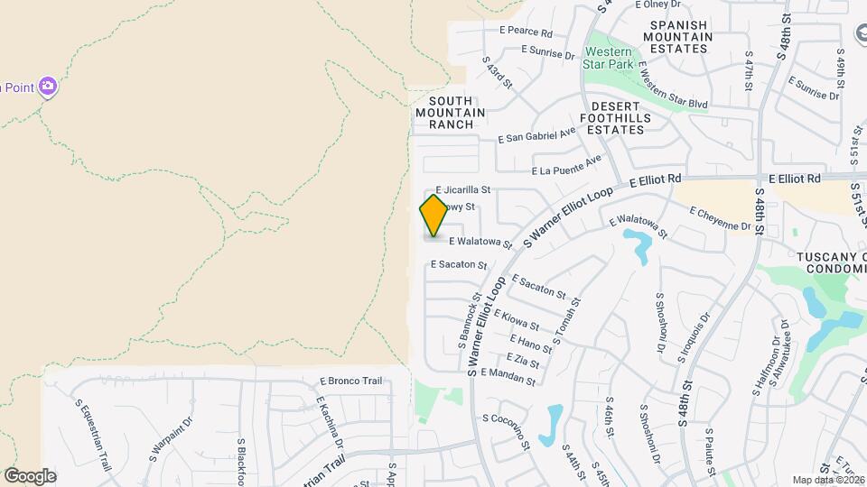 4031 E Walatowa St Map and Location Details