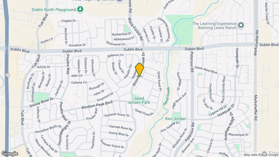 6803 Conifer Ridge Dr Mapa y Detalles de la Ubicación