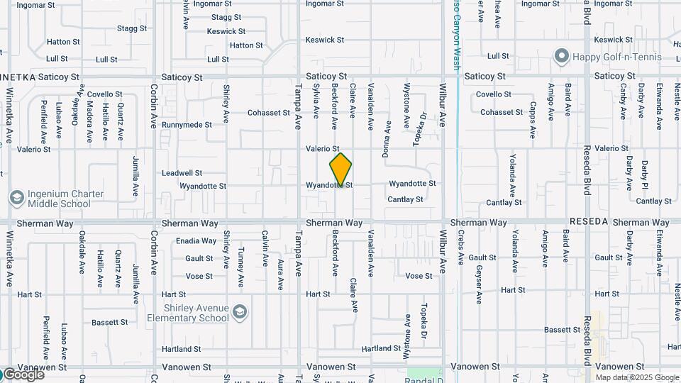 7248 Beckford Ave Map and Location Details