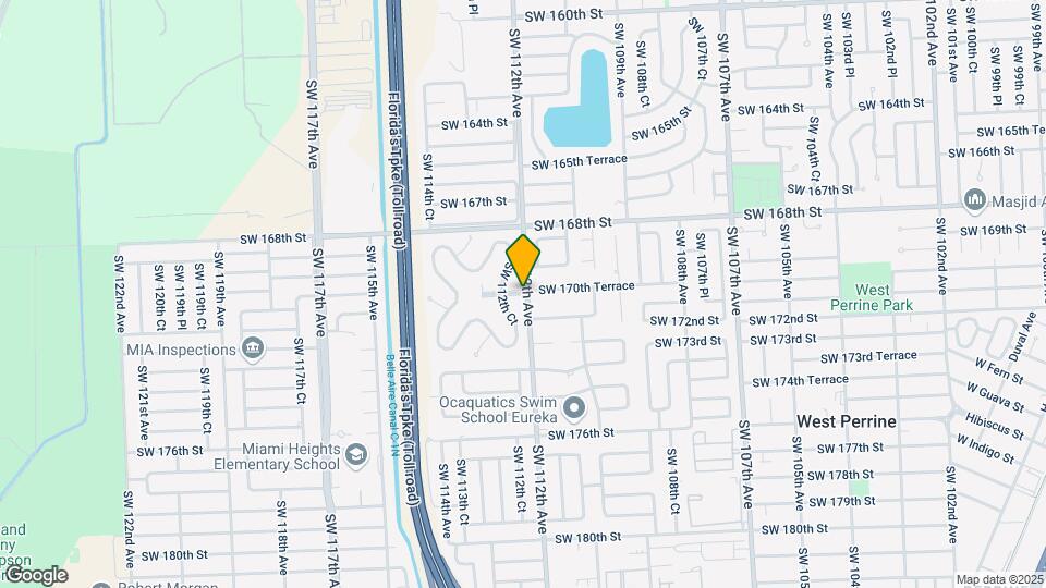 11260 SW 172nd St Map and Location Details