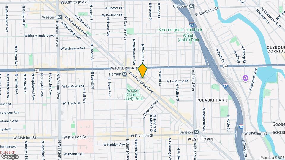 1515 N Milwaukee Ave Mapa y Detalles de la Ubicación