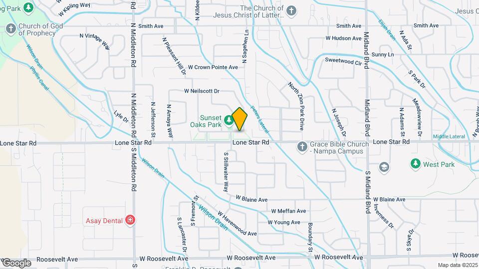 1813 W Dew Mist Dr Map and Location Details