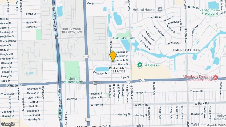 5737 Simms St Map and Location Details