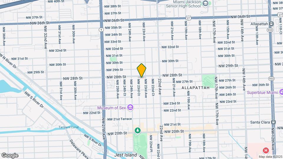 2721 NW 23rd Ct Map and Location Details