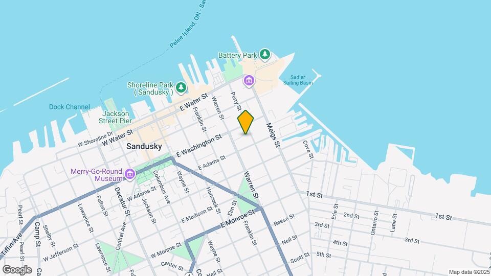 317 Perry St Map and Location Details