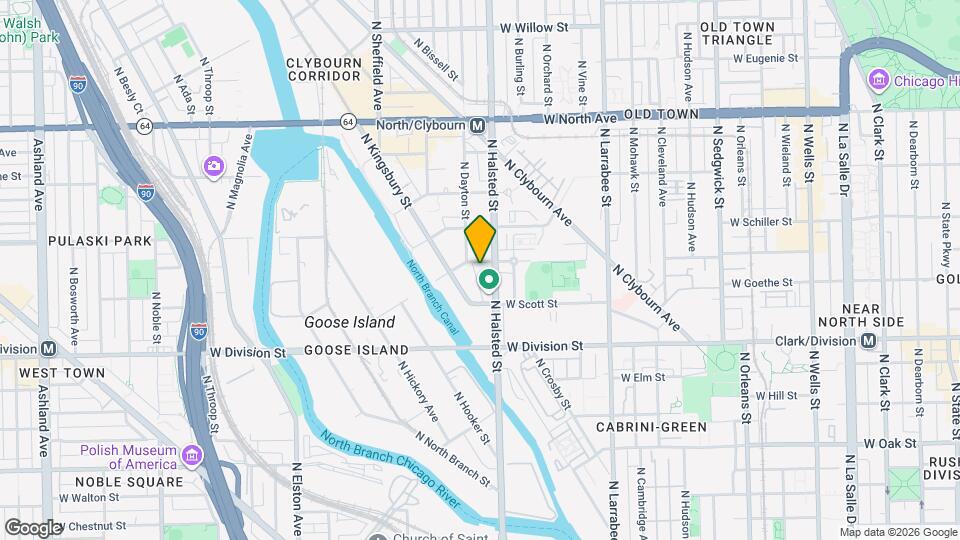 The Evergreen Lofts Map and Location Details