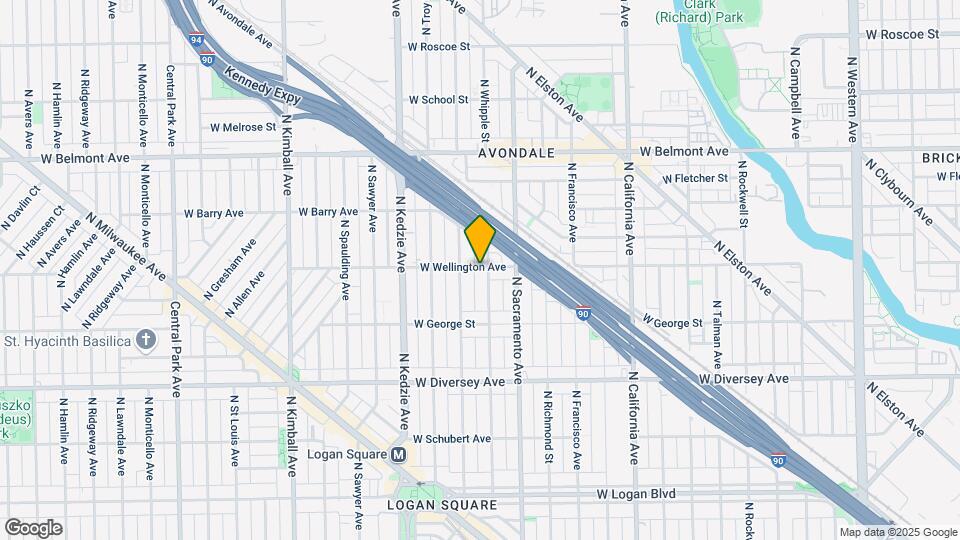 2958 N Whipple St Map and Location Details
