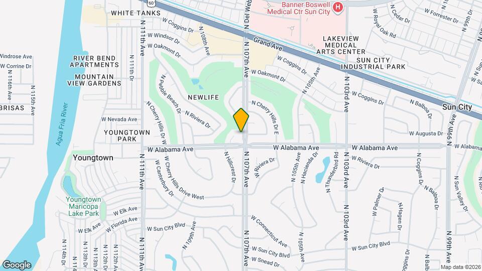 12216 N 107th Ave Map and Location Details