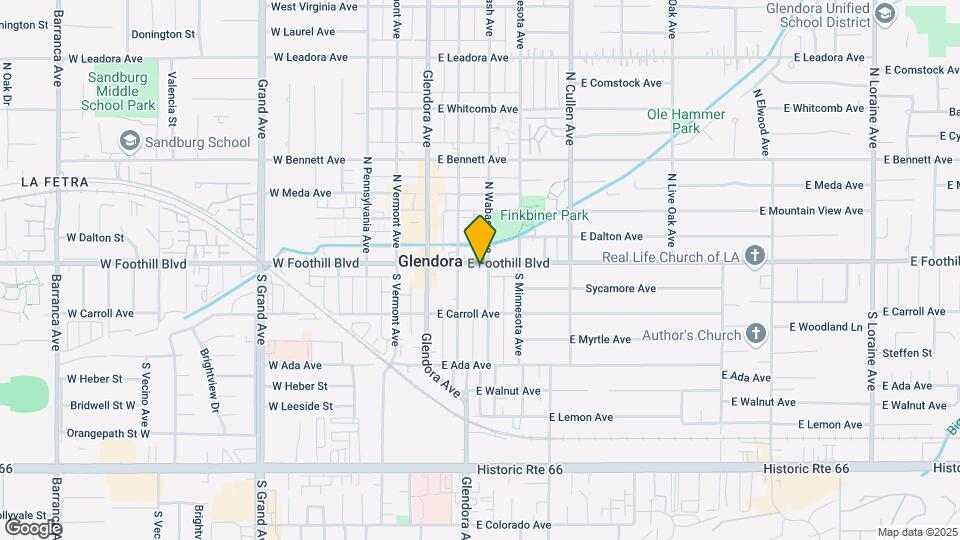 232 E Foothill Blvd Map and Location Details