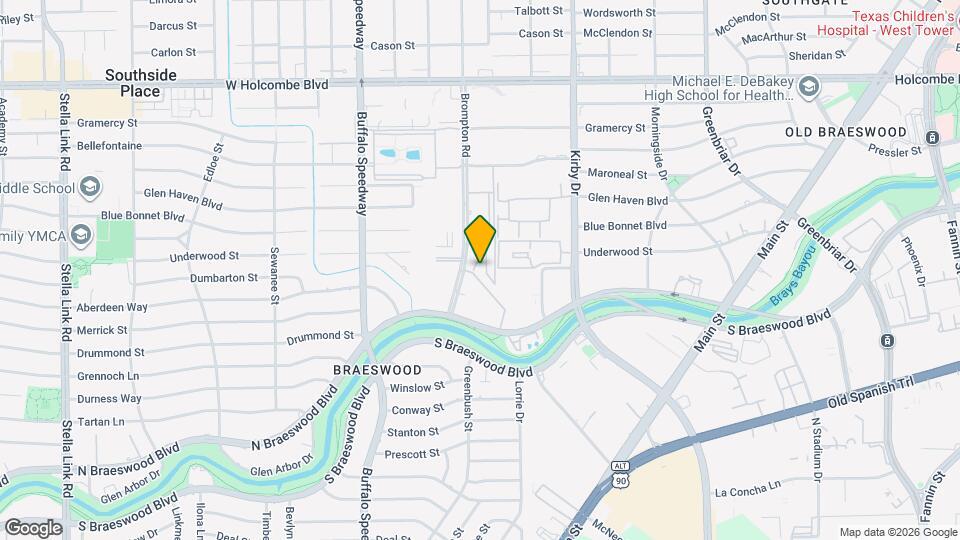 7497 Brompton St Map and Location Details