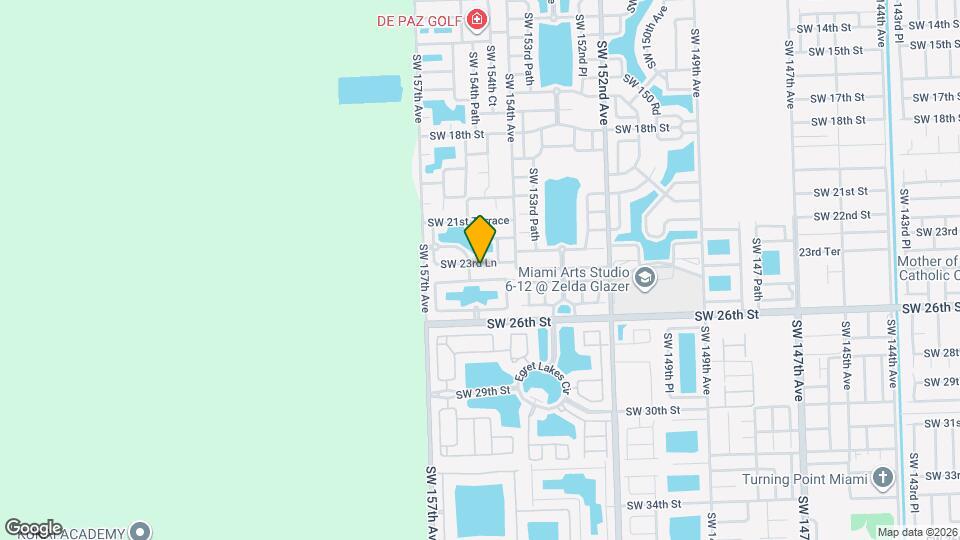 15478 SW 23rd Ln Map and Location Details