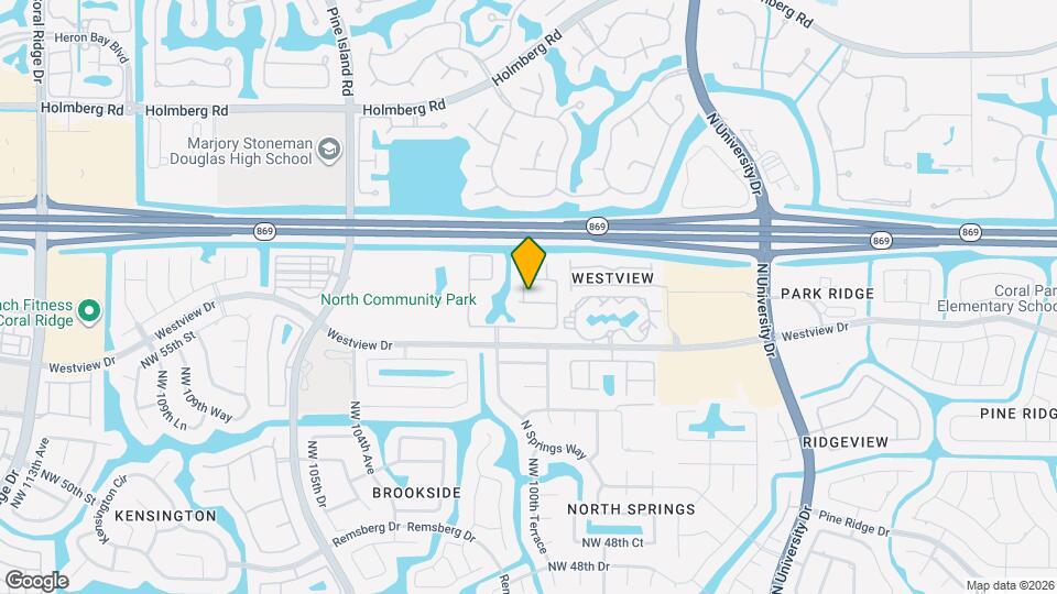 10027 NW 56th Ct Map and Location Details