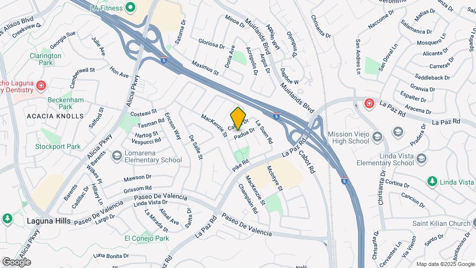 25671 Padua Dr Map and Location Details