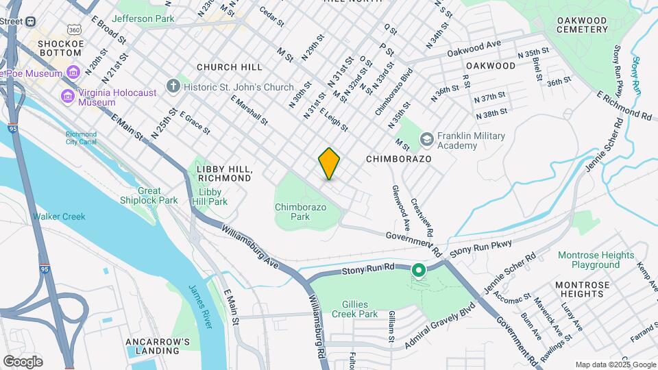 307-309 Chimborazo Blvd Mapa y Detalles de la Ubicación