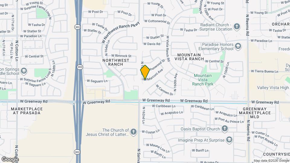 16237 W Marconi Ave Map and Location Details