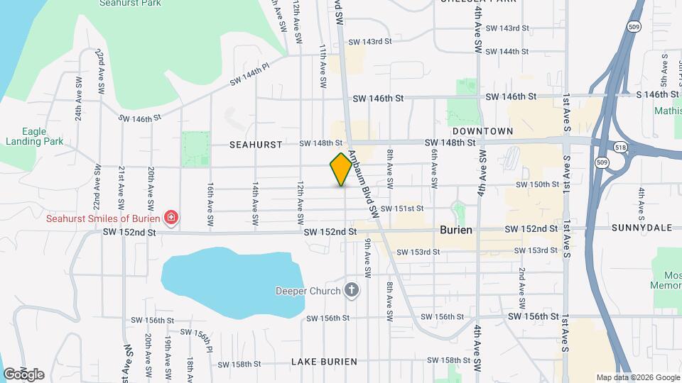 1003 SW 150th St Map and Location Details