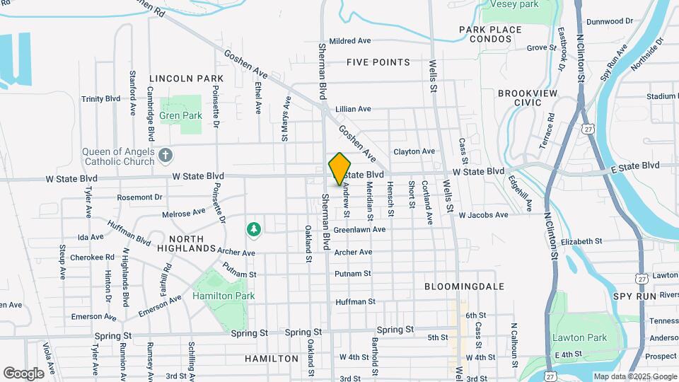 812 Florence Ave, Unit 1 Map and Location Details