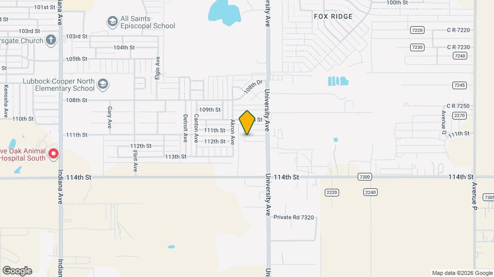 2514 112th St Map and Location Details