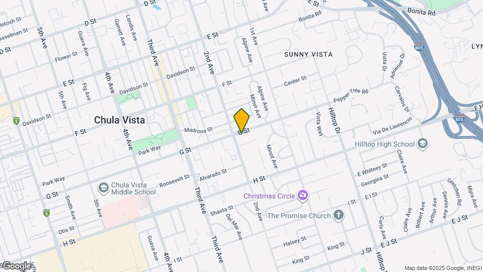 194 G St Map and Location Details