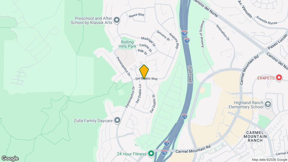 11342 Del Diablo St Mapa y Detalles de la Ubicación